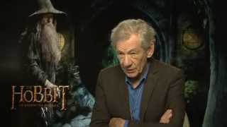 Sir Ian McKellen chats to 13yearold FILMCLUB reporter about The Hobbit [upl. by Nnylahs]