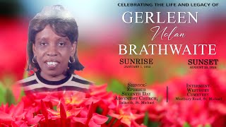 Celebrating the Life amp Legacy of Gerleen Nolan Brathwaite [upl. by Aigroeg]