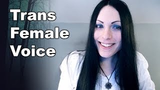 Finding Your Female Voice  Male to Female Transgender  Transsexual [upl. by Fortunia14]