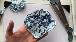 Polymer Clay Mokume Gane Technique Tutorial [upl. by Evelunn]