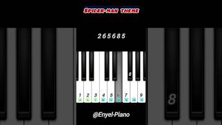 SpiderMan themepiano tutorial [upl. by Aevin]