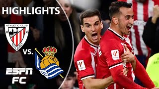 Athletic Club vs Real Sociedad  LALIGA Highlights  ESPN FC [upl. by Ojeitak251]