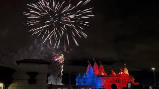 Diwali Celibration at Toronto Baps Swaminarayan Mandir 2024 [upl. by Kerrin]