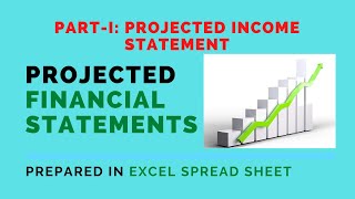 Part I How to prepare Projected Income Statement in Excel spreadsheet [upl. by Etsirhc647]