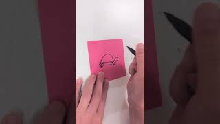 QuickTutorial Schildkröte zum Zeichnen lernen Doodles kritzeln und Malen für Kinder u Anfänger [upl. by Domini]