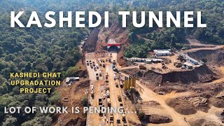 Kashedi Tunnel Progress  Mumbai Goa Highway  Kashedi Ghat Upgradation Project  December 2023 [upl. by Leumas711]