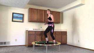 Week 1 Day 1 C25K on Rebounder [upl. by Neeroc]