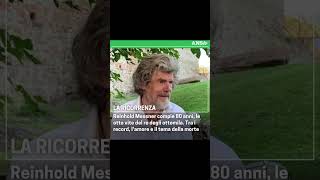 Reinhold Messner compie 80 anni Re degli Ottomila montagna alpinismo notizie [upl. by Lumbye]