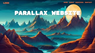 Best Optical Illusion For Your Website  The Parallax Effect  HTML amp CSS [upl. by Asoj]