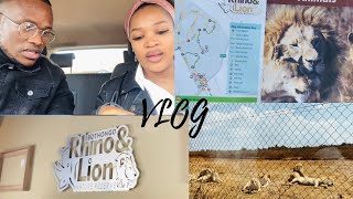 VLOG Fun day with the Hubs  Bothongo Rhino amp Lion Nature Reserve [upl. by Llenrep]