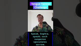 How fast can you say tongue twister 593 Speak Sophia speak [upl. by Eddana]