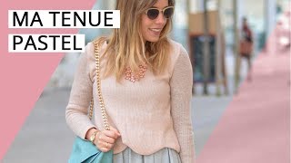 MODE Tenue du jour  tendance pastel [upl. by Roxine]