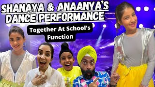 Shanaya amp Anaanya’s Dance Performance Together At School’s Function  RS 1313 VLOGS [upl. by Ihculo]