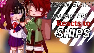 Demon slayer characters reacts to shipsRead desc for the shipsMochis4Hailey [upl. by Swan]