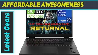 HP Omen 17 Gaming Laptop Unleashing Power with RTX 4080 and 13th Gen i9 [upl. by Hawley101]