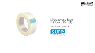 Microporous Tape 1 25cm x 10m 1 QP7300 SINGLE [upl. by Samalla837]