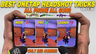 Free fire one tap headshot tips and tricks setting sensitivity HUD mobile setting with handcam [upl. by Orlena799]