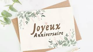 Messages danniversaire originaux pour un souhaiter un anniversaire [upl. by Steinway]