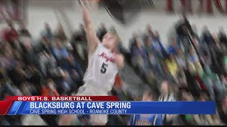 Boys High School Basketball  Blacksburg at Cave Spring [upl. by Annawyt]