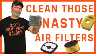 How To Clean An Air Filter [upl. by Atsuj]