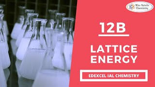 Lattice Energy of Ionic Compounds Basic Introduction Charge vs Ionic Radius [upl. by Weisburgh]