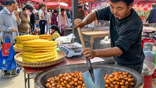 Local Markets in Guizhou China Freshly Made Foods Rich Flavors Southwest Chinese Cuisine [upl. by Enelhtak]