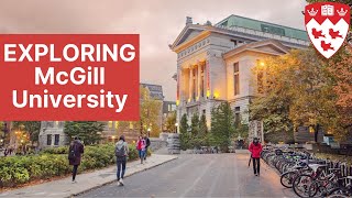 🇨🇦 McGill univesity  Université McGill 4K UHDMontrealWalking Tour [upl. by Annaillil]