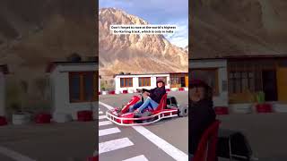 Go Karting gokarting highest ytshorts spitivalleyroadtrip travel [upl. by Ameerahs]