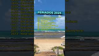 Feriados em 2025 [upl. by Einal]