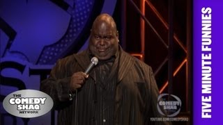 Lavell Crawford⎢Shaq is 90 feet tall⎢Shaqs Five Minute Funnies⎢Comedy Shaq [upl. by Romilda564]