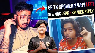 Spower Tx Ge Possible  🤫 Spower Offer 😱 New Org Leaks  Scout Reply [upl. by Ahsaret]