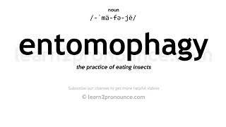 Pronunciation of Entomophagy  Definition of Entomophagy [upl. by Henrietta]