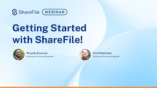 ShareFile Webinar Getting Started with Ricardo and Cord [upl. by Ytok674]