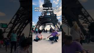 Chess In Front Of The EIFFEL TOWER [upl. by Hendrik]