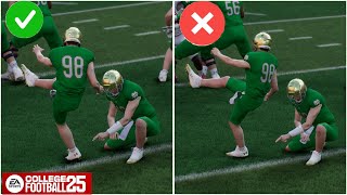 THIS is How You Make More Field Goals in College Football 25 [upl. by Boonie]