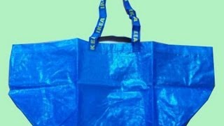 How to Refold an IKEA bag [upl. by Virgina318]