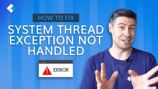 How to Fix the System Thread Exception Not Handled Error in Windows 10 [upl. by Hsiri]