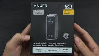 Anker Prime Fusion Power Bank 9600mAh 65W Battery Pack with 65W Wall Charger [upl. by Gnoht]