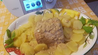 Arrosto di lonza con patate per bimby TM6 TM5 TM31 [upl. by Jared]