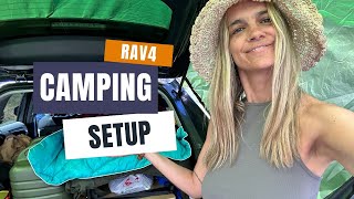 Easy NO BUILD Toyota RAV4 Camping Conversion [upl. by Graff850]