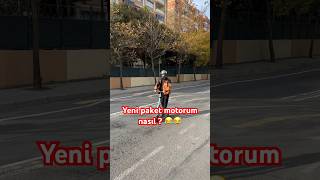 Benzine zam gelince kuryeler 😂 shorts viral tiktok kurye motovlog keşfet trendyolgo fyp [upl. by Fadiman]