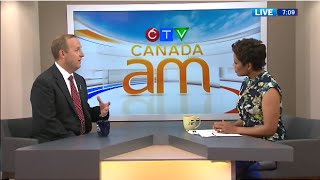 John Schuman Canada AM CTV News Interview [upl. by Sitoel]