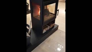 Panadero Ambar 3V  woodstove with panorama view  Kaminofen [upl. by Utir171]