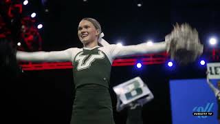 UCA College Nationals 2023 The Reigning Cheer Division IA Champions Advance On To Finals [upl. by Yenmor]