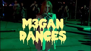 M3GAN Horde Dance Universal Studios HHN32 Halloween Horror Night universalstudios orlando [upl. by Dowdell]