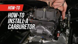 How to Install a Carburetor [upl. by Wandis]