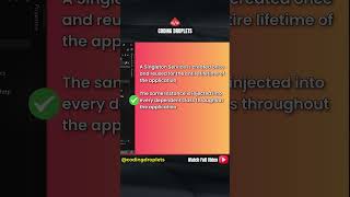 What is meant by Singleton in C  C Dependency Injection Tutorial [upl. by Cilo]
