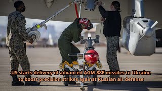 US starts delivery of advanced AGM 88E missiles to Ukraine to boost precision strikes against Russia [upl. by Ojimmas]