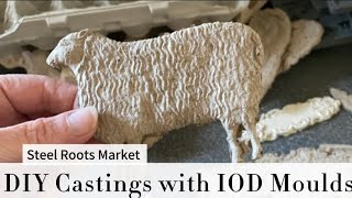 Slow Cottage Crafting DIY Castings with IOD Moulds amp Egg Cartons diychristmas iodmoulds diy [upl. by Kenyon]