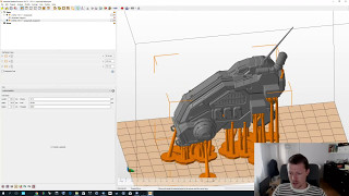 Creating supports  hollowing  punching in Netfabb for LCD UV Printers [upl. by Millwater]